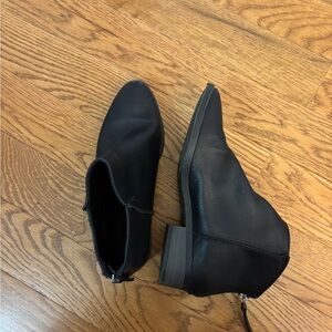 Black ankle booties